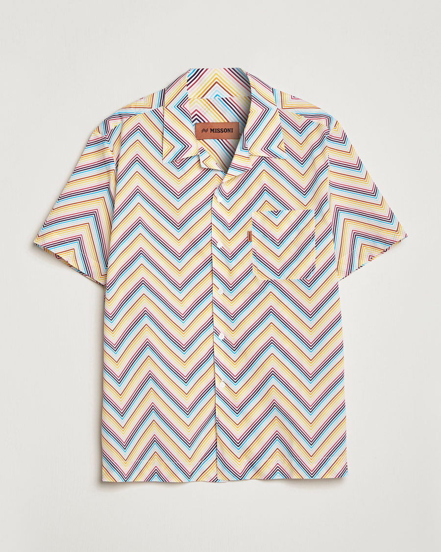 Homme | Chemises | Missoni | Zig Zag Short Sleeve Shirt Multicolor