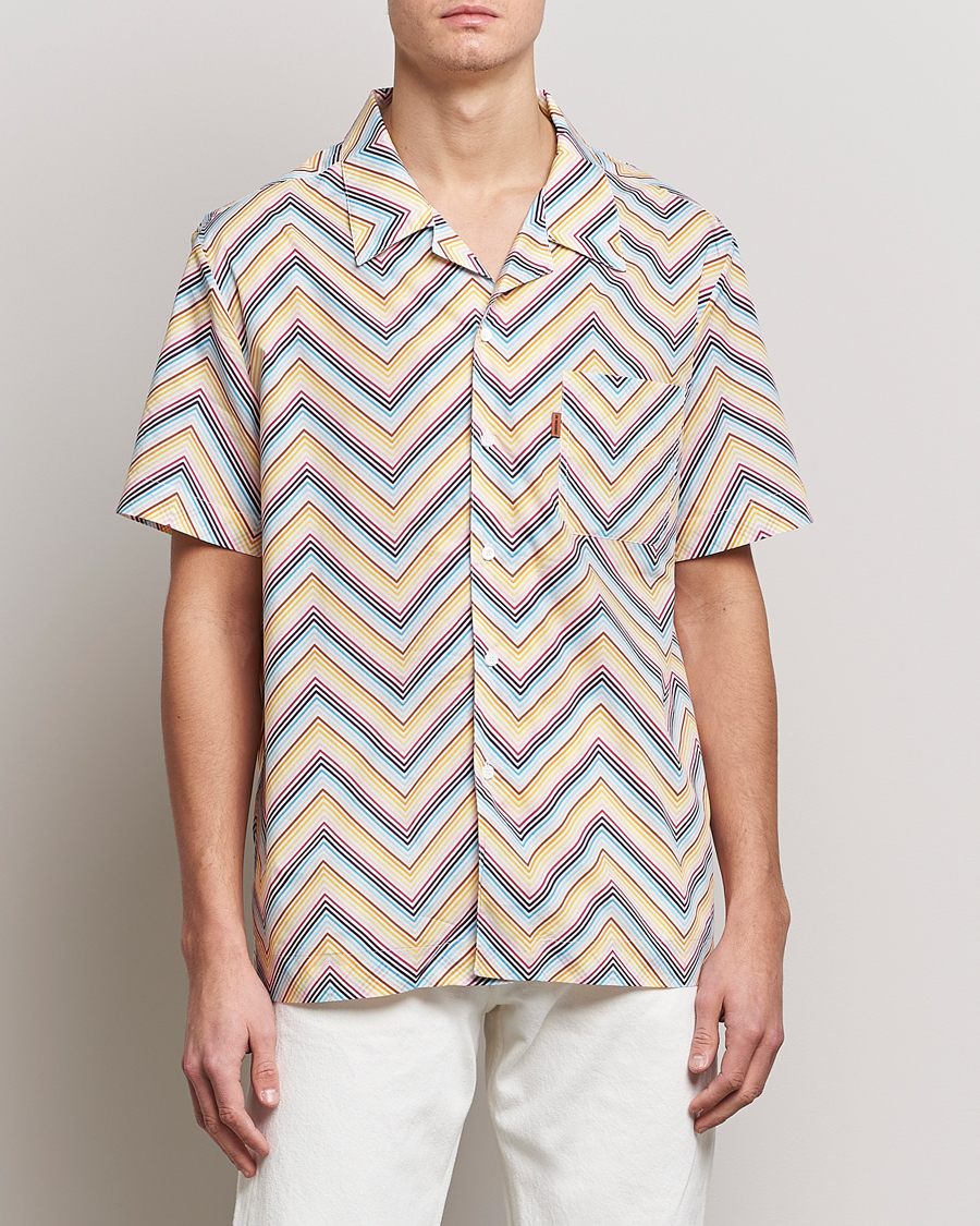 Homme | Chemises | Missoni | Zig Zag Short Sleeve Shirt Multicolor
