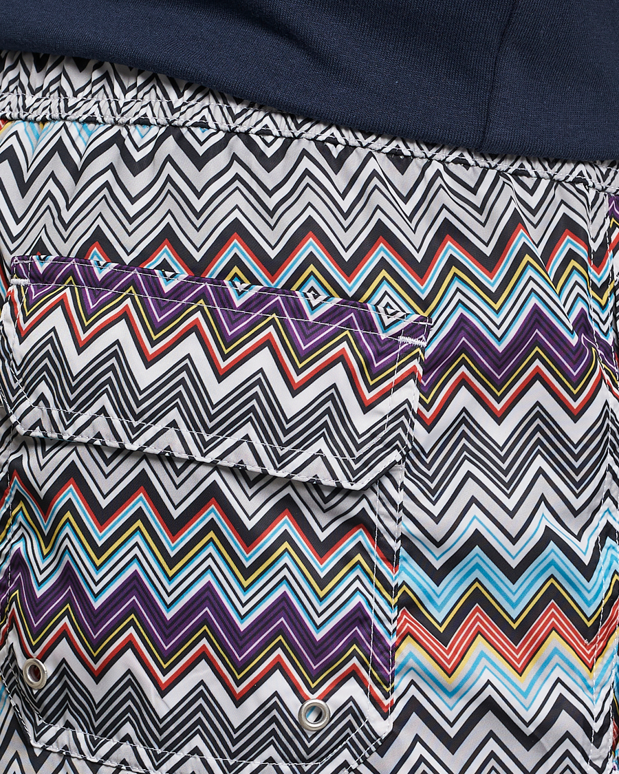 Homme | Maillots De Bain | Missoni | Zig Zag Swim Trunks Grey/Violet