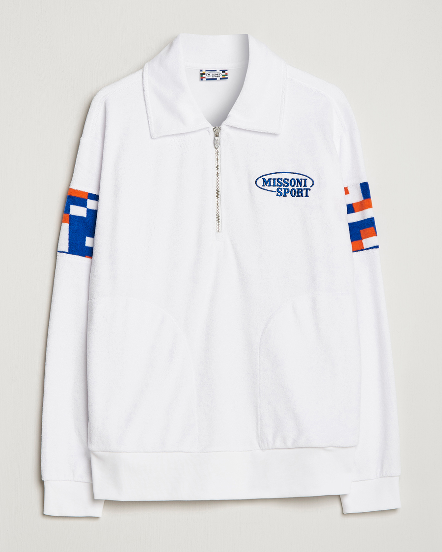 Homme | Pulls Et Tricots | Missoni | Sport Half Zip White