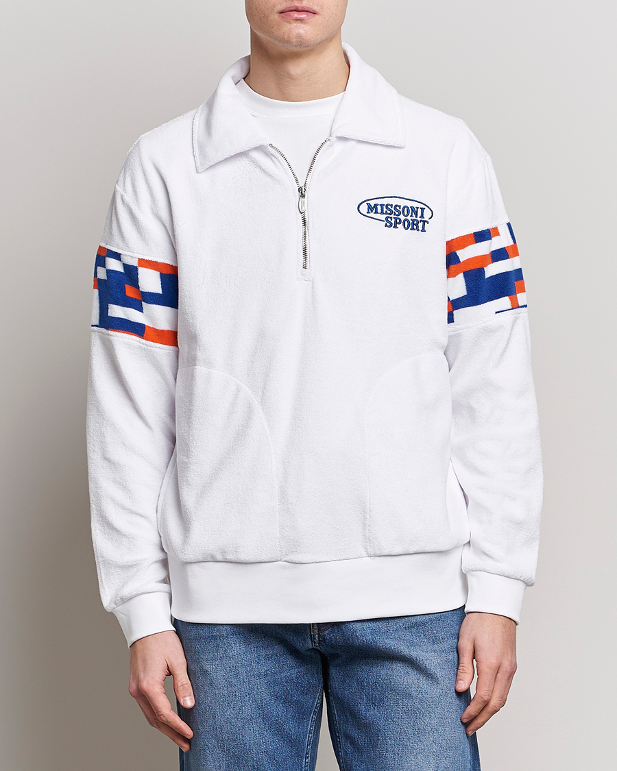 Homme | Pulls Et Tricots | Missoni | Sport Half Zip White