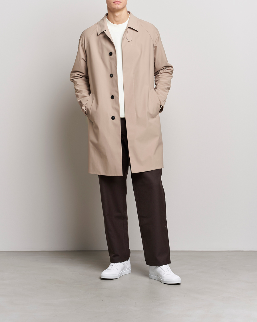 Homme | Manteaux Et Vestes | Harris Wharf London | Light Technic Balmacaan Coat Camel