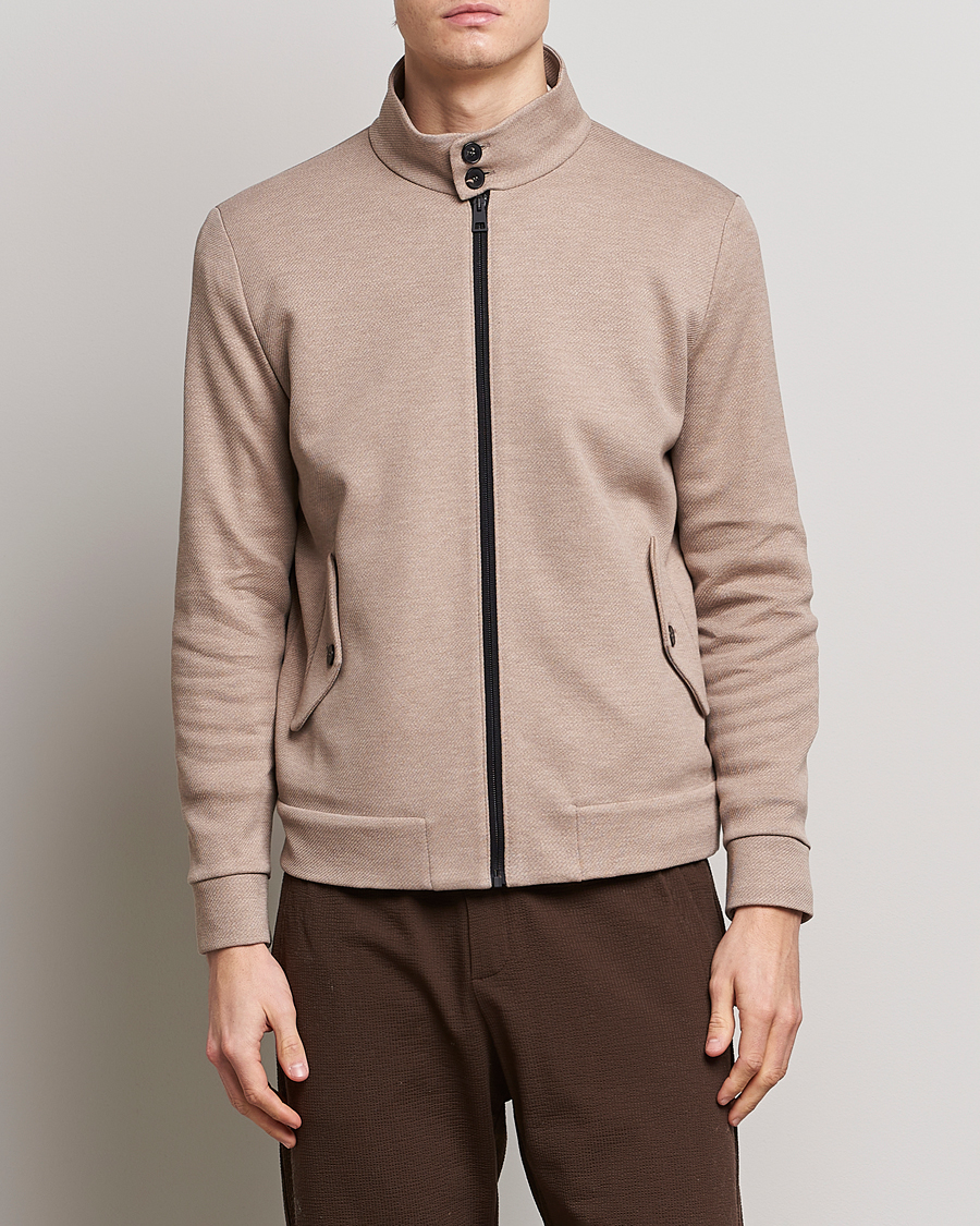 Homme | Manteaux Et Vestes | Harris Wharf London | Loro Piana Cavalry Twill Harrington Jacket Oat