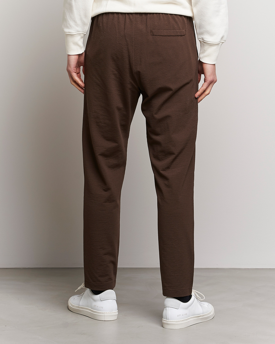 Homme | Pantalons | Harris Wharf London | Coolmax Seersucker Trouser Brown