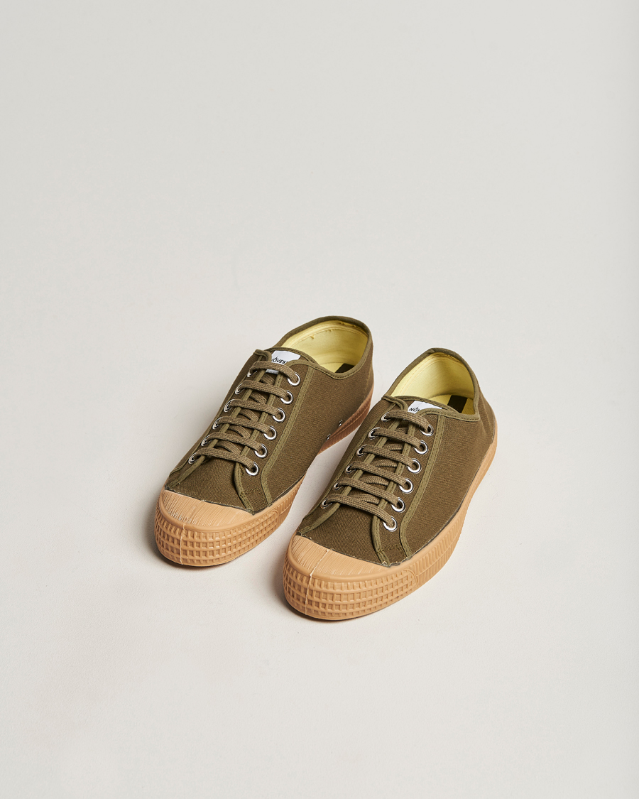 Homme | Novesta Star Master Organic Cotton Sneaker Military/Transparant | Novesta | Star Master Organic Cotton Sneaker Military/Transparant