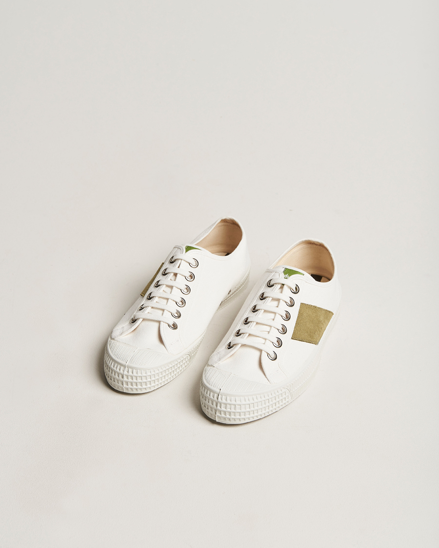 Homme | Novesta Star Master Organic Cotton Sneaker White/Green | Novesta | Star Master Organic Cotton Sneaker White/Green