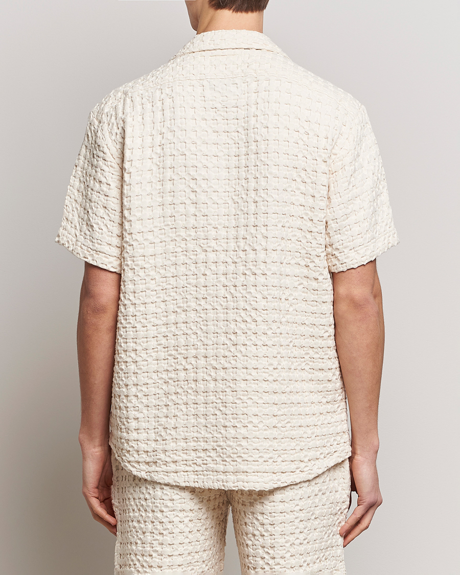 Homme | Chemises | OAS | Cuba Waffle Shirt Ecru