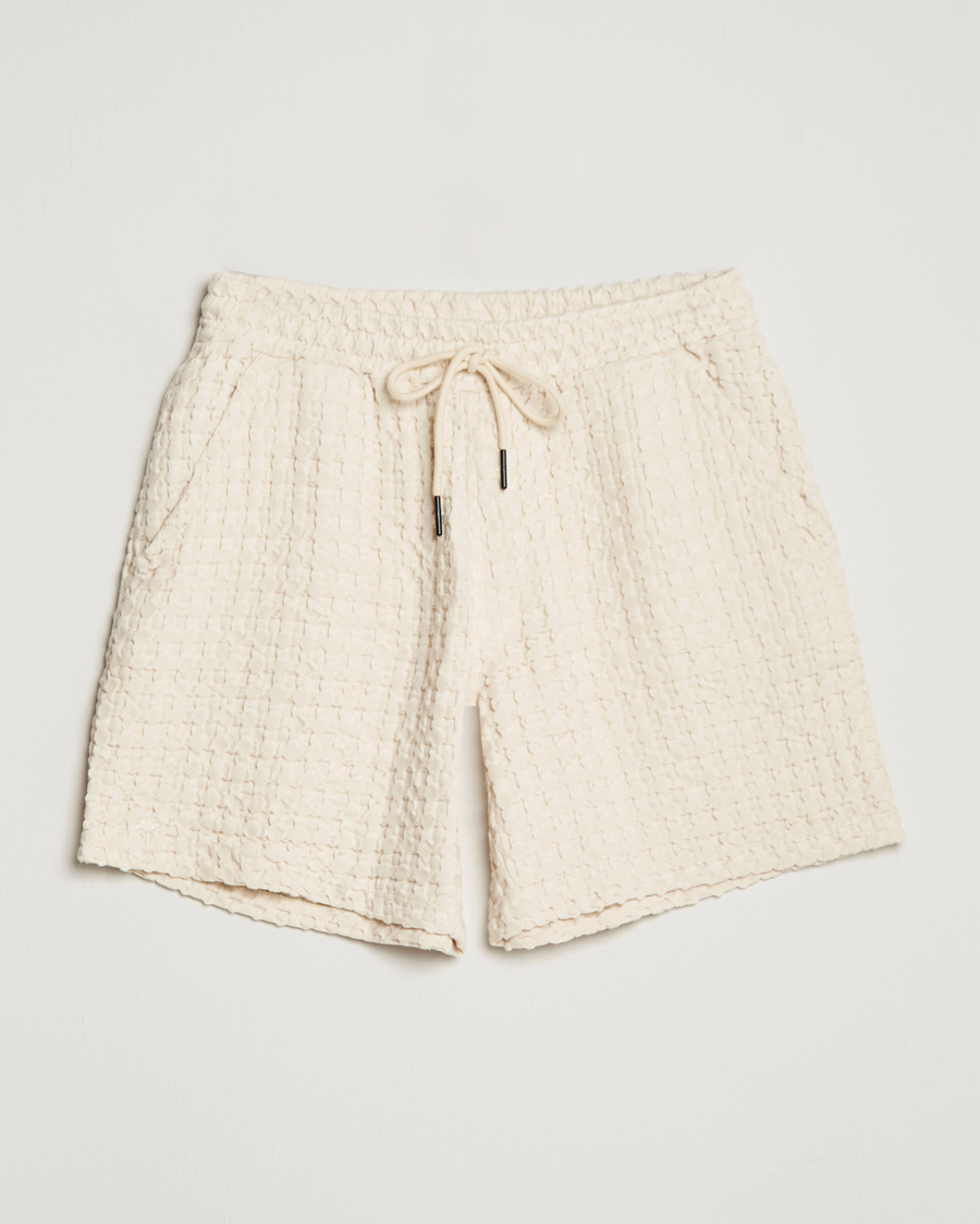 Homme | Shorts | OAS | Porto Waffle Shorts Ecru