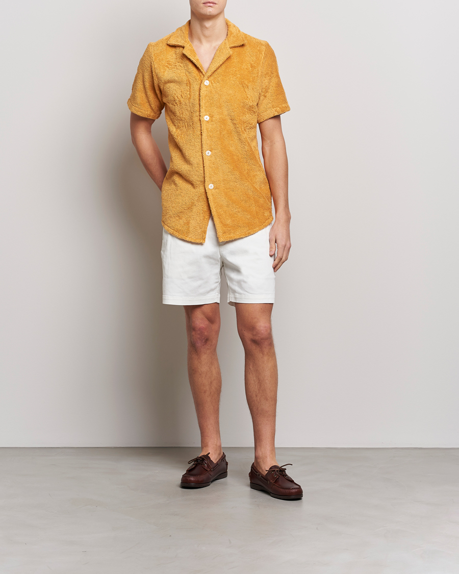 Homme | Chemises | OAS | Cuba Ruggy Shirt Mustard