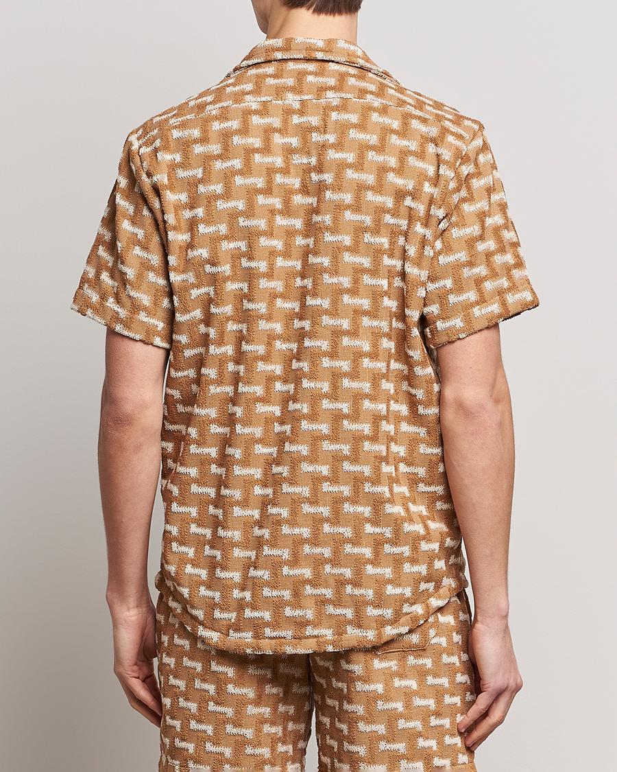 Homme | Chemises | OAS | Terry Cuba Short Sleeve Shirt Camel