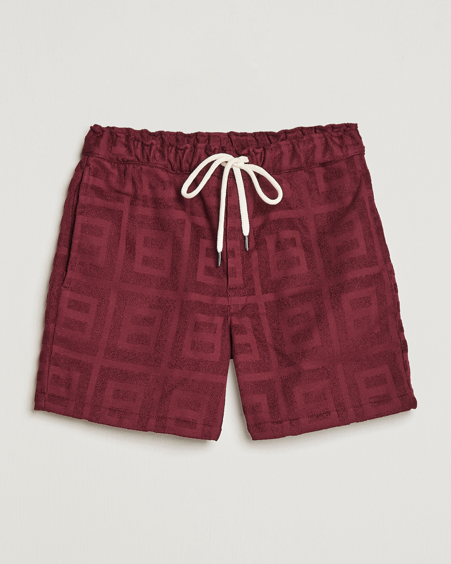Homme | Shorts | OAS | Terry Shorts Burgundy