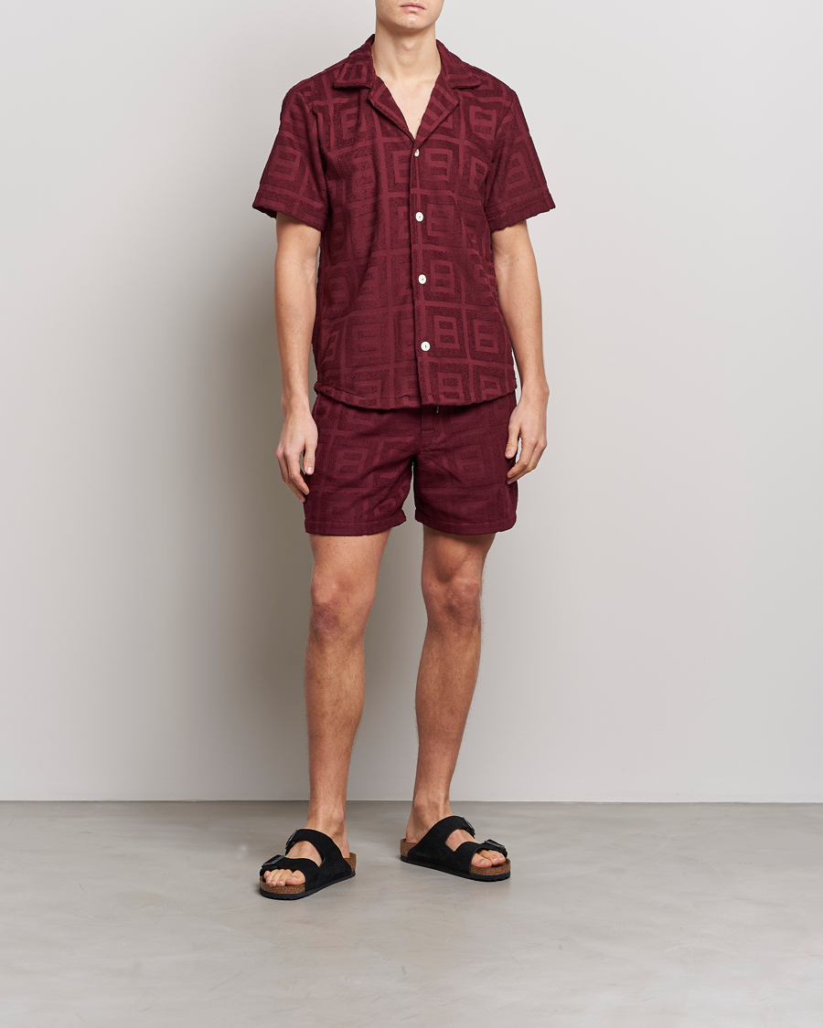 Homme | Shorts | OAS | Terry Shorts Burgundy