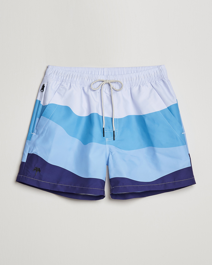 Homme | Maillots De Bain | OAS | Printed Swimshorts Ice Wave