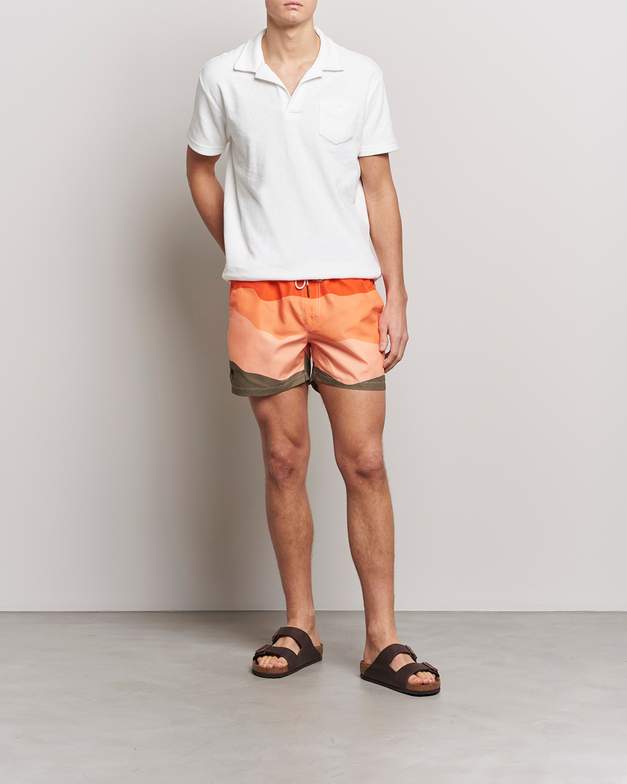 Homme | Maillots De Bain | OAS | Printed Swimshorts Fire Wave