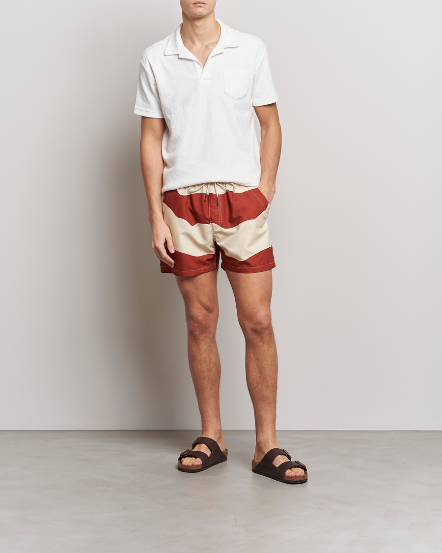 Homme | Maillots De Bain | OAS | Printed Swimshorts Amber Dune