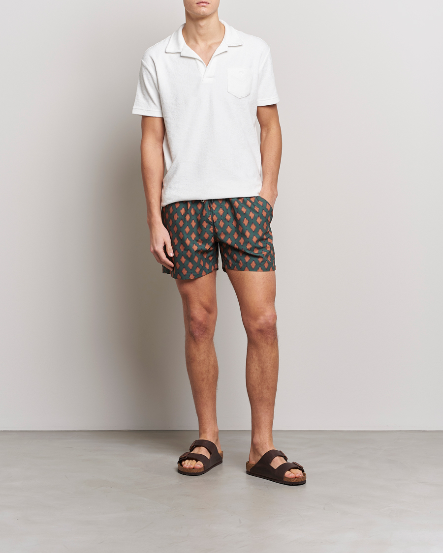 Homme | Maillots De Bain | OAS | Printed Swimshorts Smokin Rustic