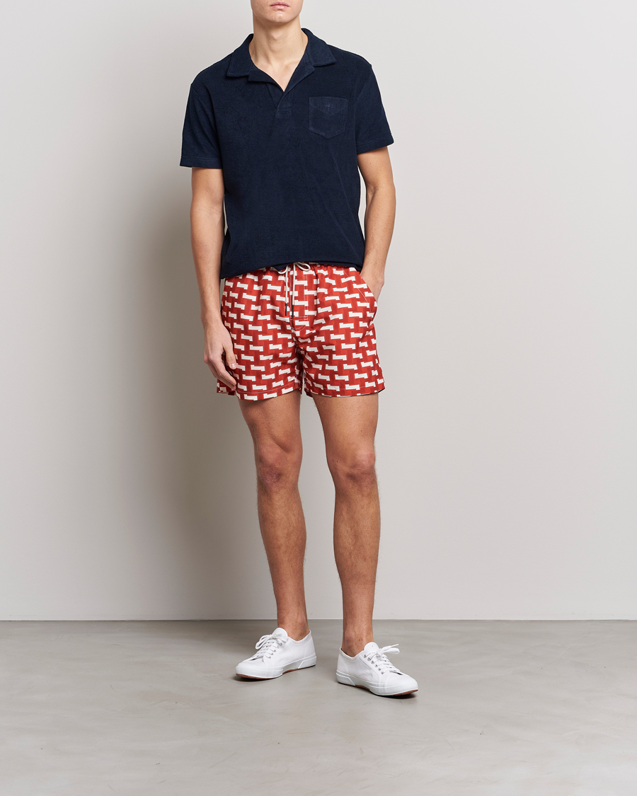 Homme | Maillots De Bain | OAS | Printed Swimshorts Layer Zig