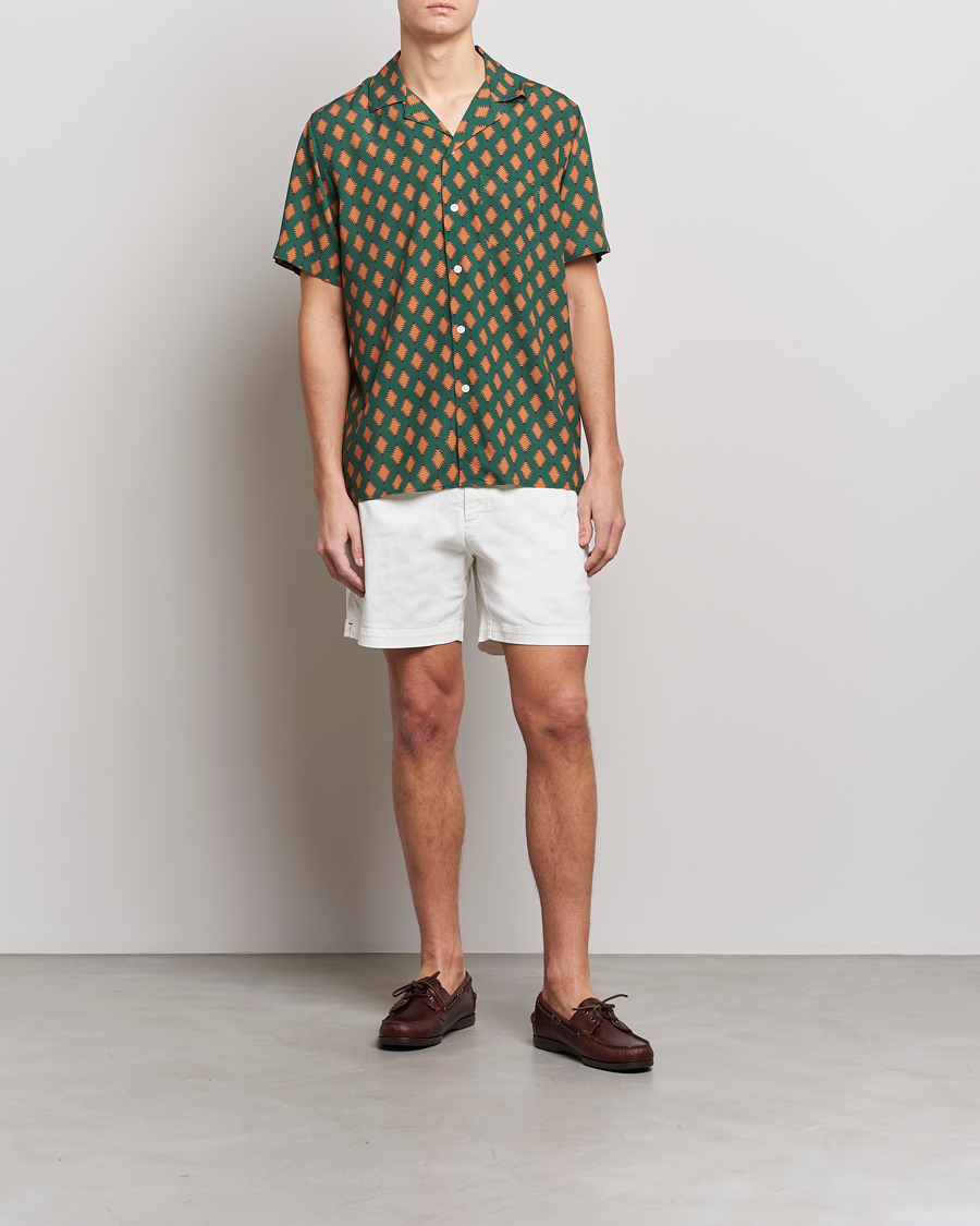 Homme | Chemises | OAS | Viscose Resort Short Sleeve Shirt Smokin Rustic