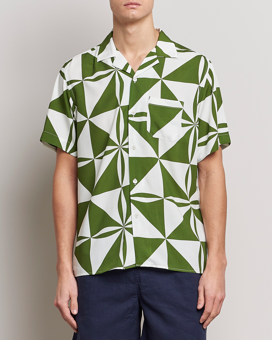 Homme | Chemises | OAS | Viscose Resort Short Sleeve Shirt Bloomy Plateau