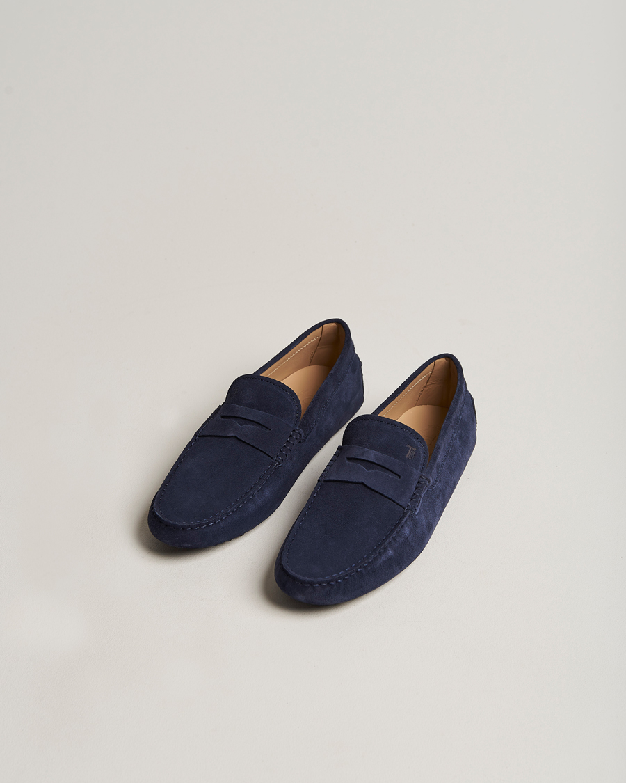 Homme | Tod's City Gommino Navy Suede | Tod's | City Gommino Navy Suede