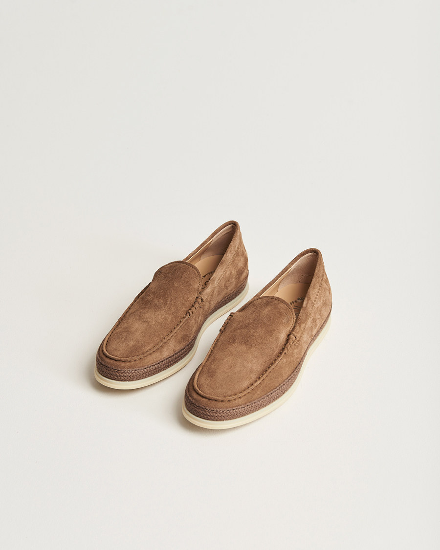 Homme | Tod's Raffia Loafers Brown Suede | Tod's | Raffia Loafers Brown Suede
