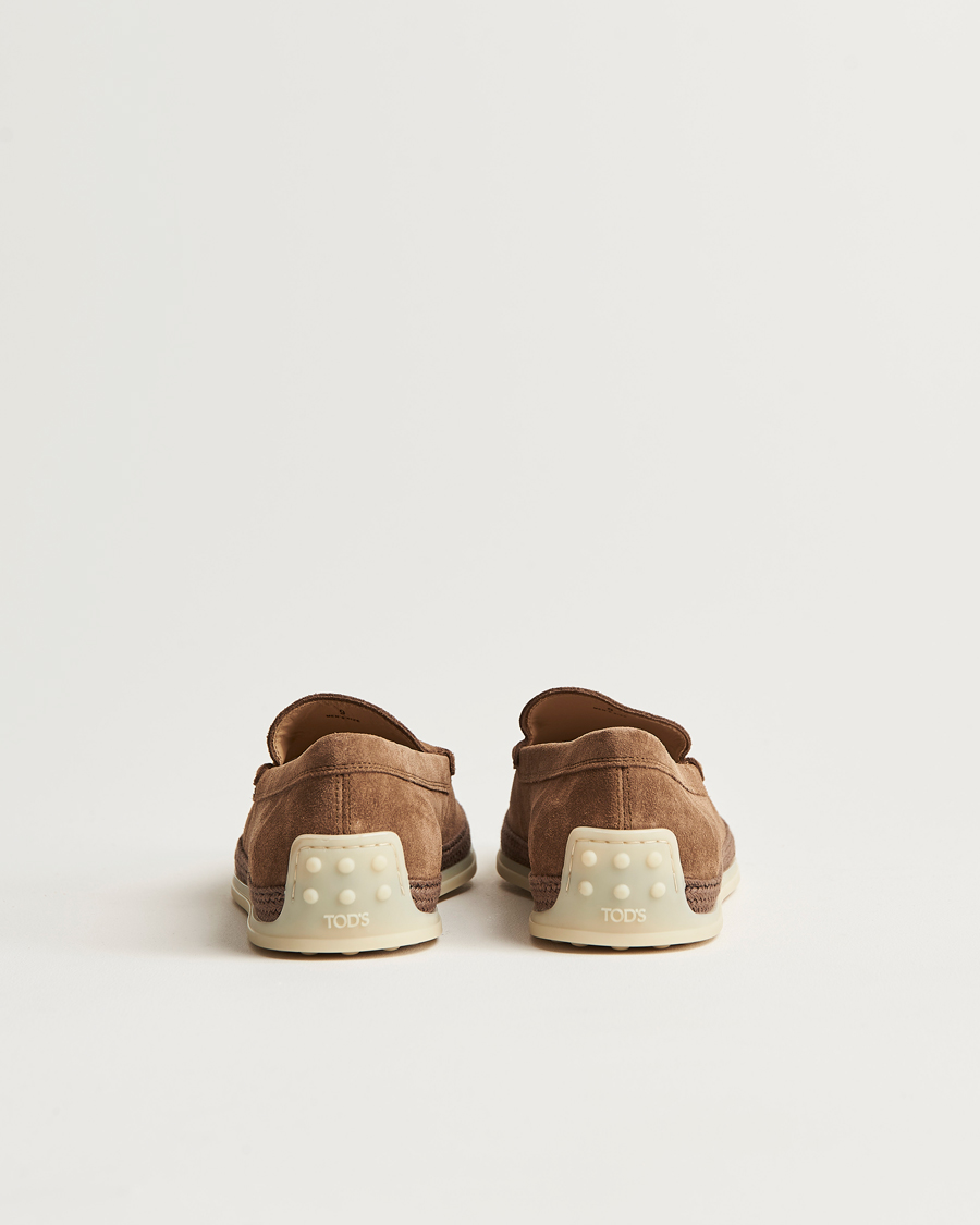 Homme | Tod's Raffia Loafers Brown Suede | Tod's | Raffia Loafers Brown Suede