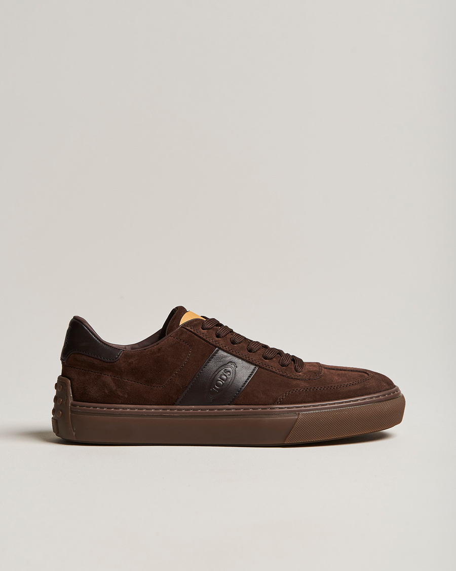 Homme | Tod's Cassetta Sneakers Dark Brown Suede | Tod's | Cassetta Sneakers Dark Brown Suede