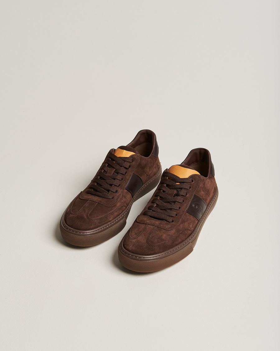 Homme | Tod's Cassetta Sneakers Dark Brown Suede | Tod's | Cassetta Sneakers Dark Brown Suede