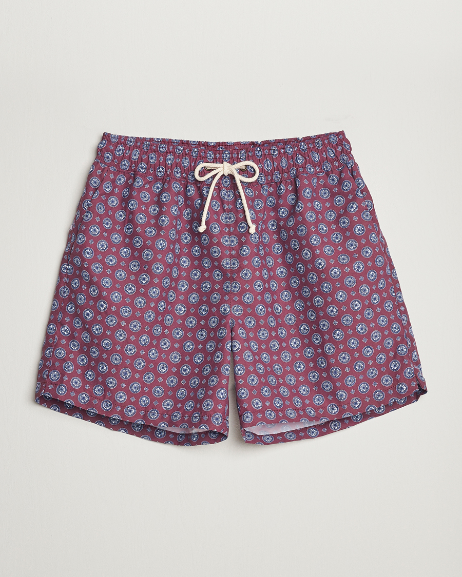 Homme | Ripa Ripa Printed Swimshorts Wine | Ripa Ripa | Printed Swimshorts Wine