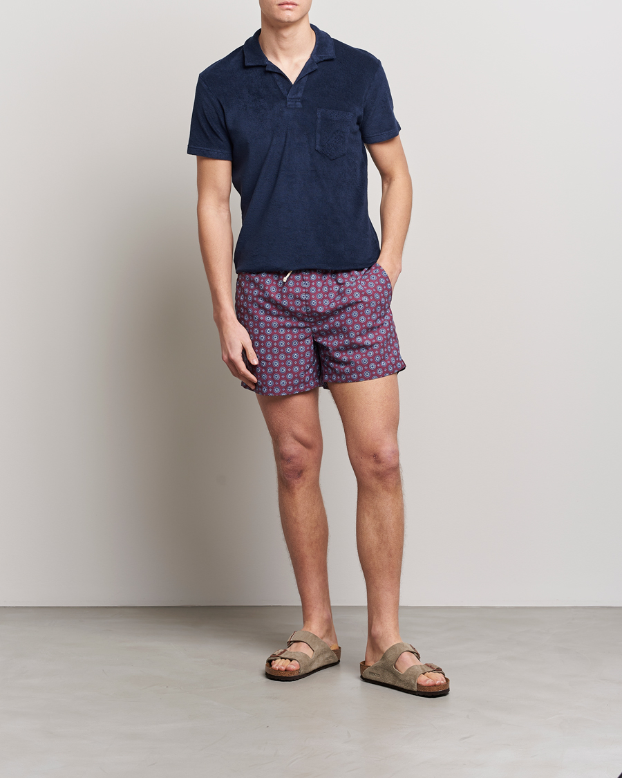 Homme | Ripa Ripa Printed Swimshorts Wine | Ripa Ripa | Printed Swimshorts Wine