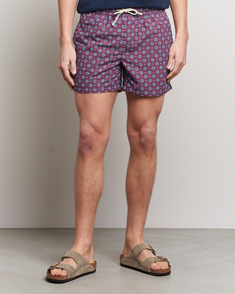Homme | Ripa Ripa Printed Swimshorts Wine | Ripa Ripa | Printed Swimshorts Wine
