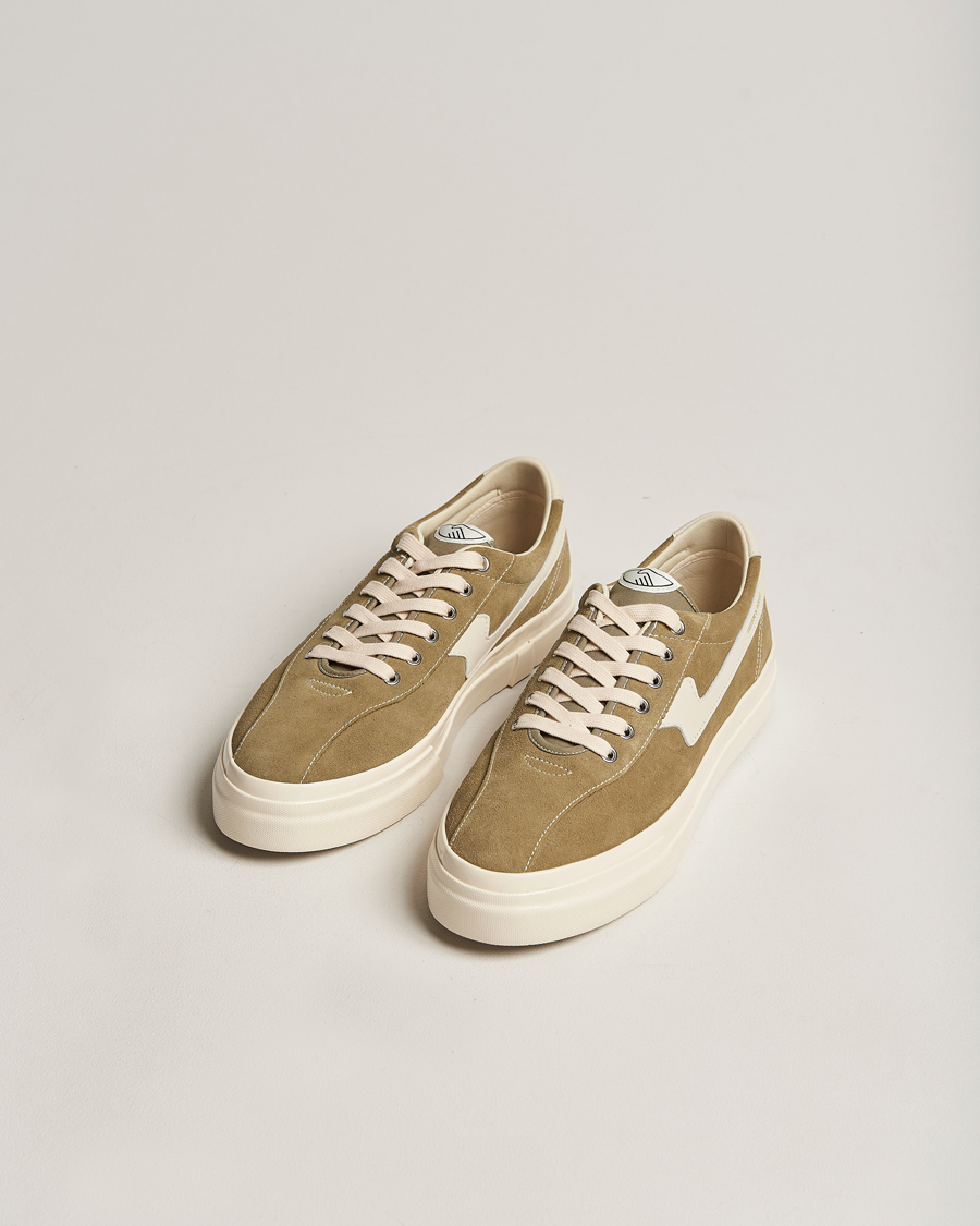 Homme | Stepney Workers Club Dellow S-Strike Suede Sneaker Moss/Ecru | Stepney Workers Club | Dellow S-Strike Suede Sneaker Moss/Ecru