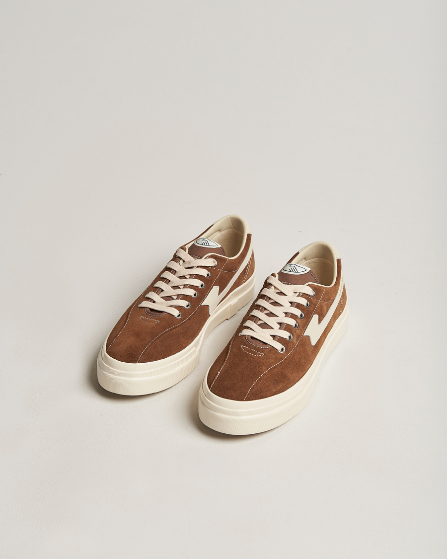 Homme | Stepney Workers Club Dellow S-Strike Suede Sneaker Bark/Ecru | Stepney Workers Club | Dellow S-Strike Suede Sneaker Bark/Ecru