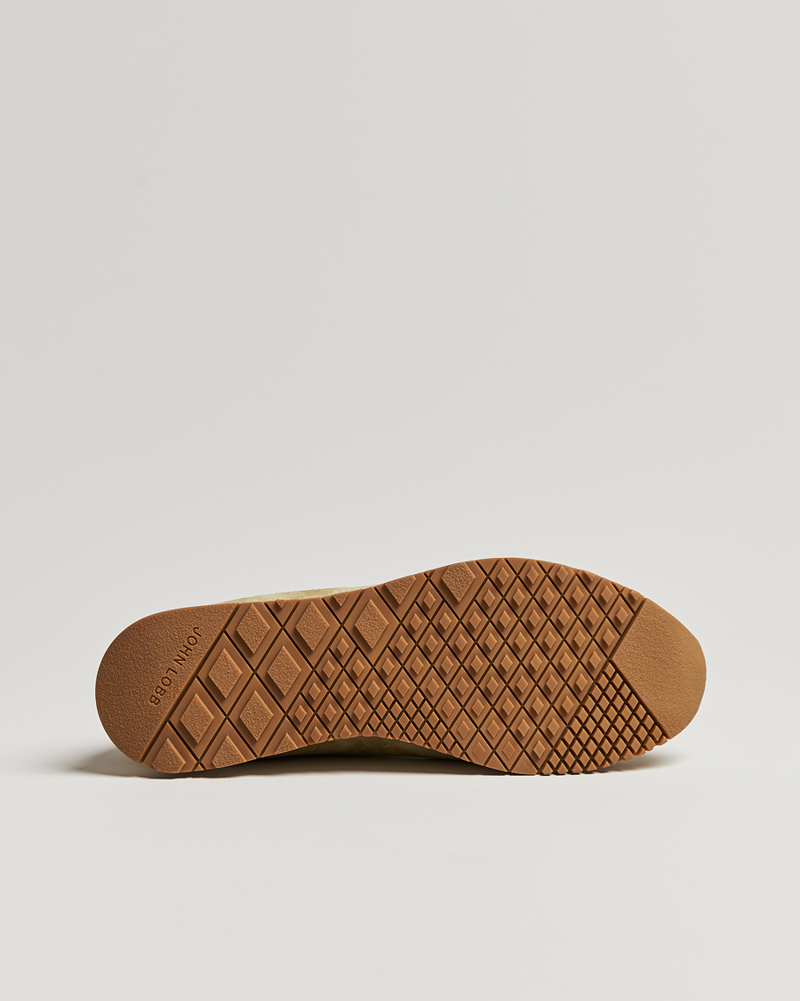 Homme | John Lobb Hurlingham Running Sneakers Moss Suede | John Lobb | Hurlingham Running Sneakers Moss Suede