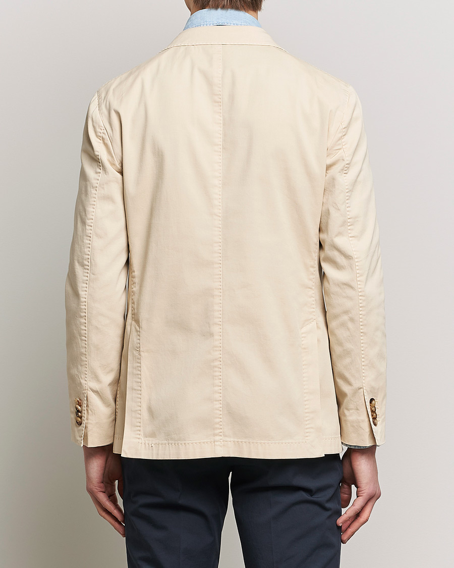 Homme | Blazers | Boglioli | K Jacket Cotton Stretch Blazer Light Beige