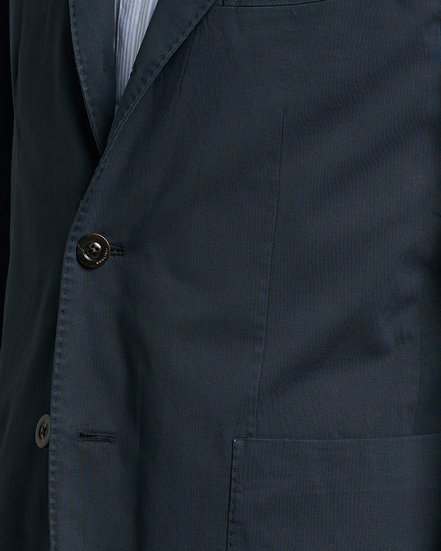 Homme | Blazers | Boglioli | K Jacket Cotton Stretch Blazer Navy