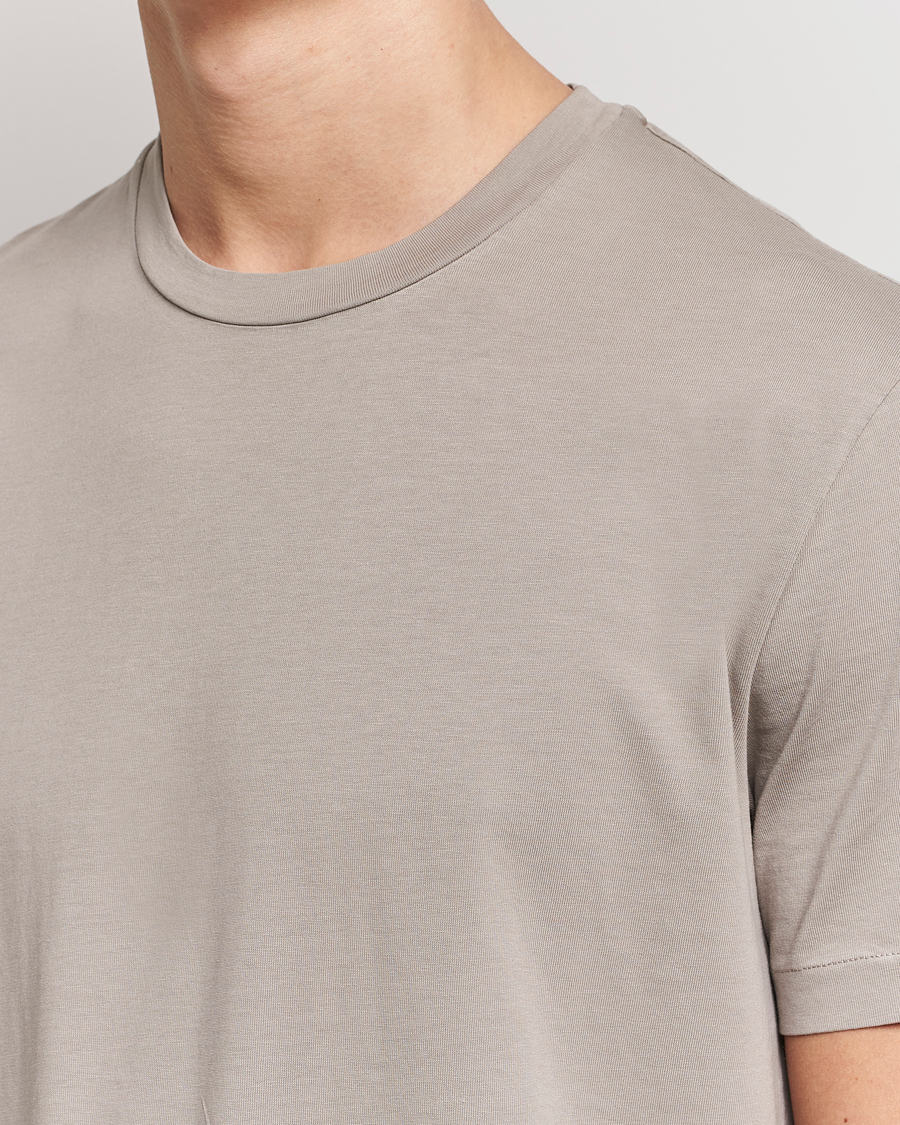Homme | T-shirts | Boglioli | Short Sleeve T-Shirt Washed Grey