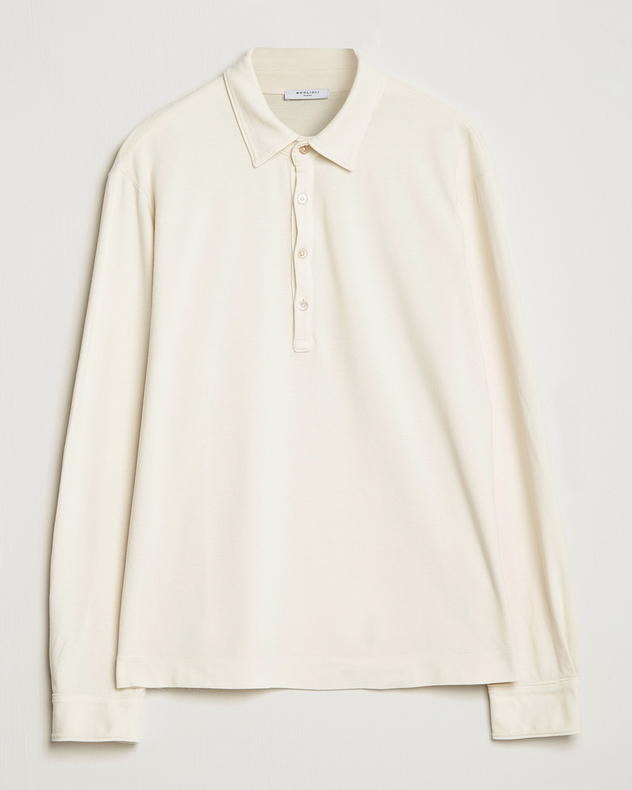 Homme | Pulls Et Tricots | Boglioli | Long Sleeve Polo Beige