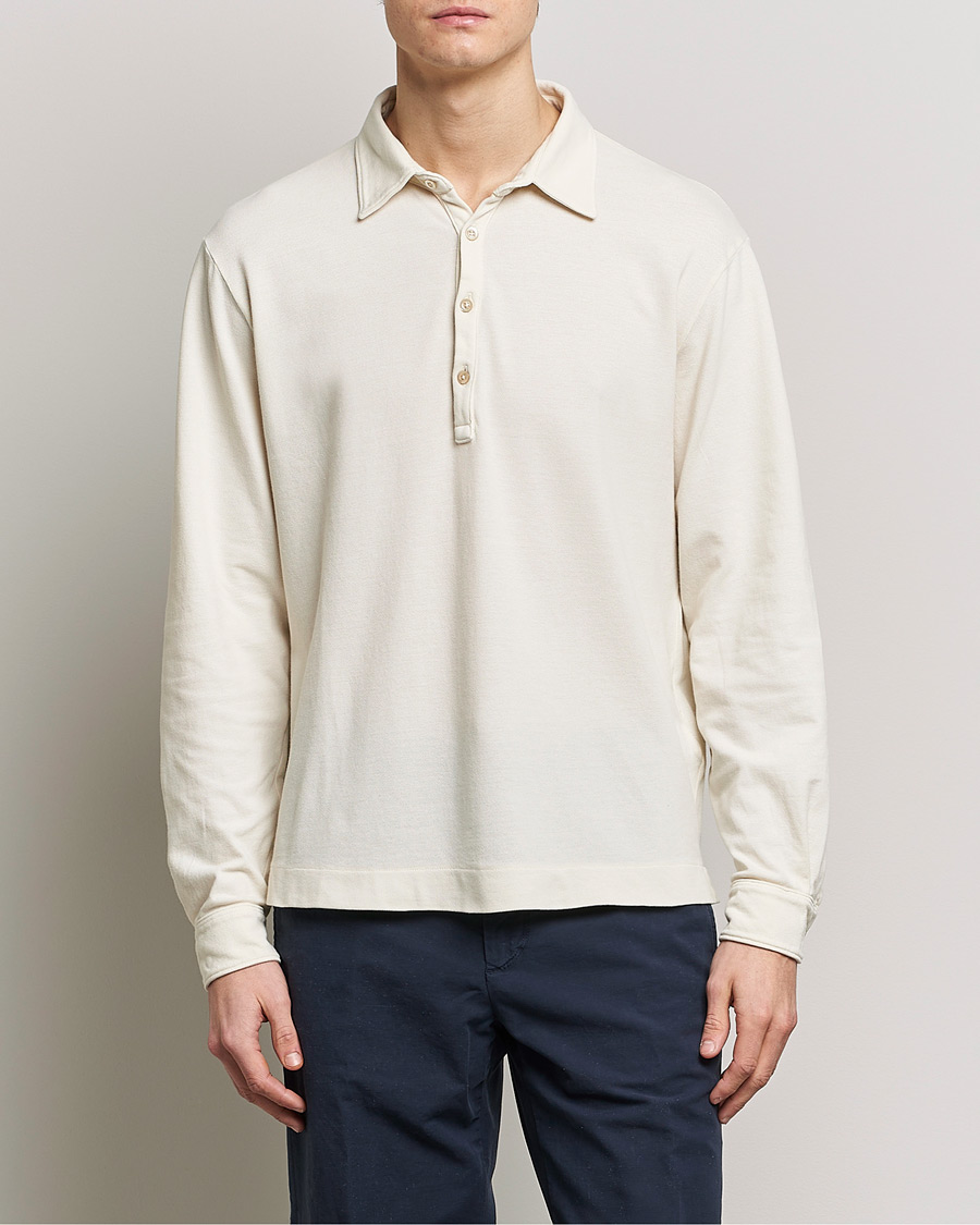 Homme | Pulls Et Tricots | Boglioli | Long Sleeve Polo Beige
