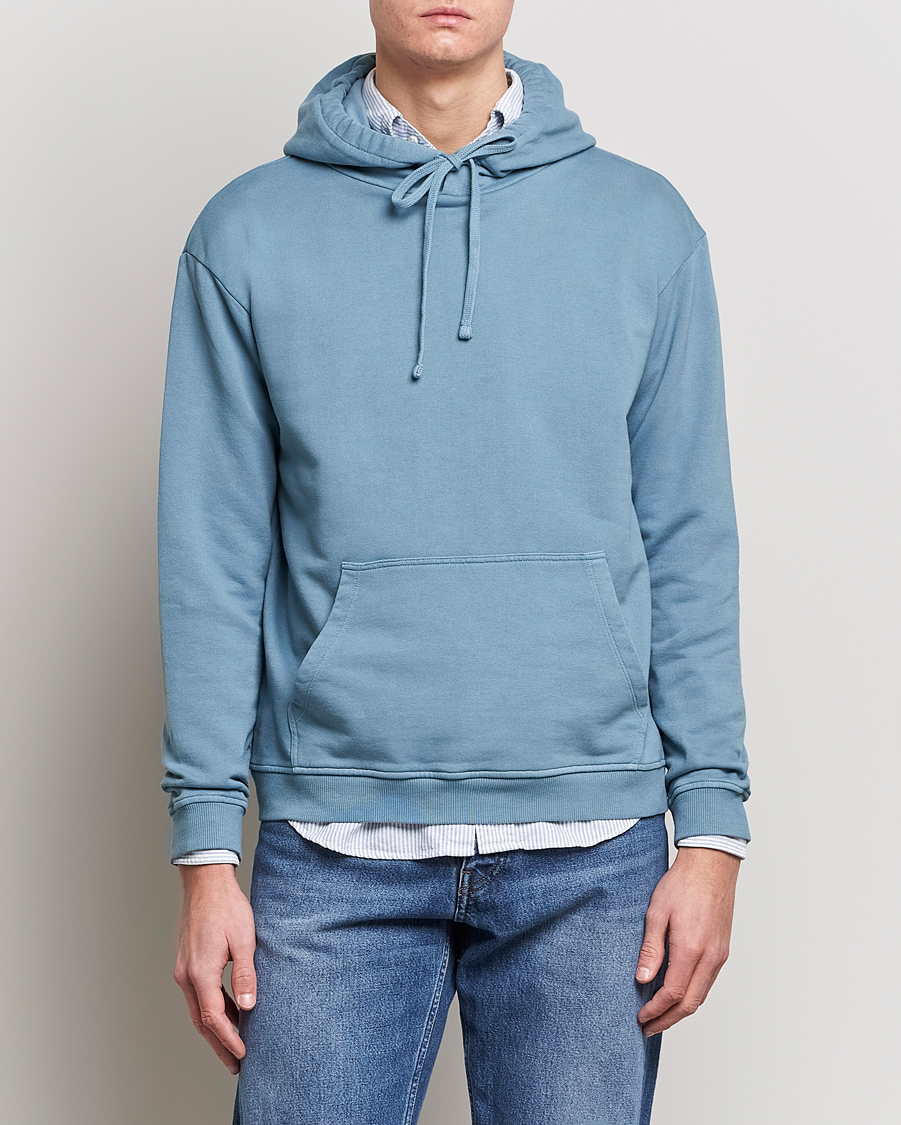Homme | Pulls Et Tricots | Boglioli | Hooded Sweater Dusty Blue