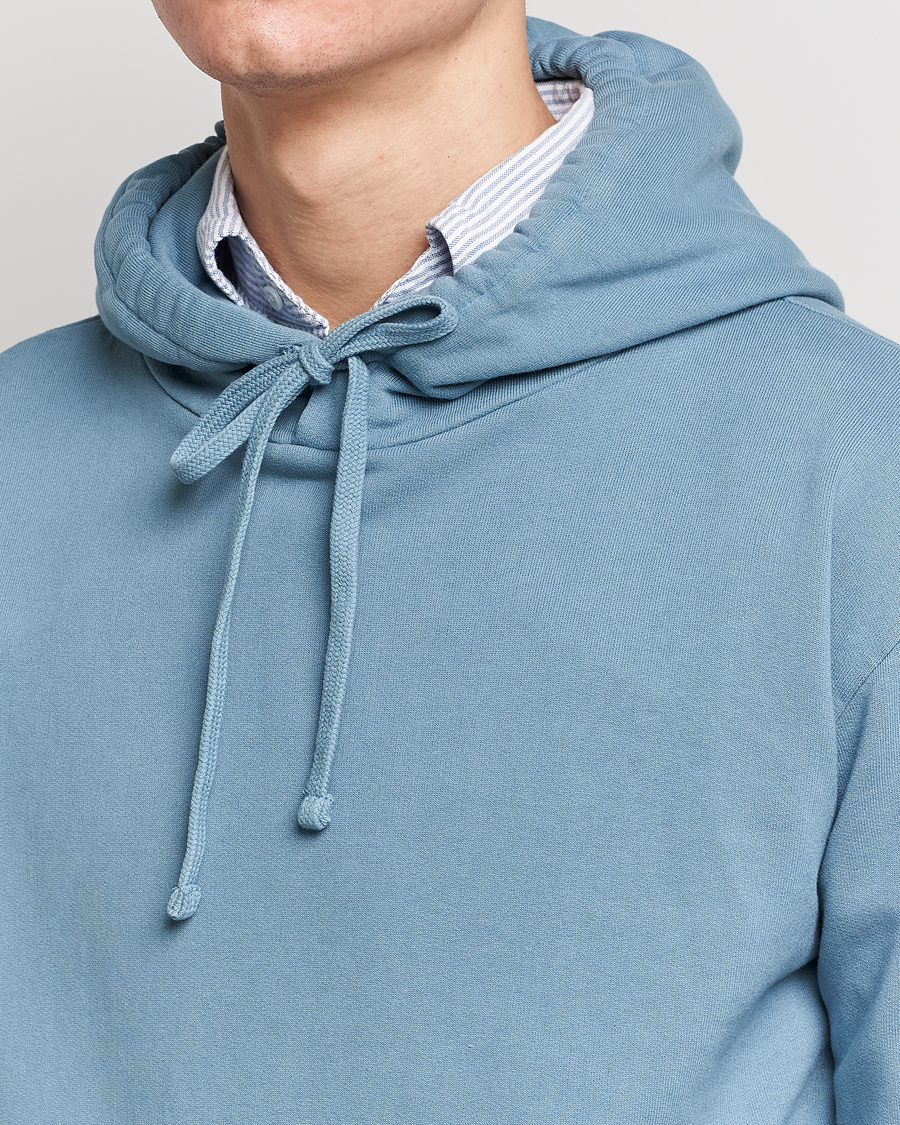 Homme | Pulls Et Tricots | Boglioli | Hooded Sweater Dusty Blue