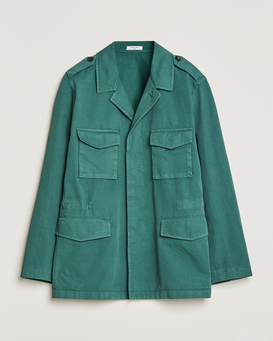 Homme | Manteaux Et Vestes | Boglioli | Field Jacket Dark Green