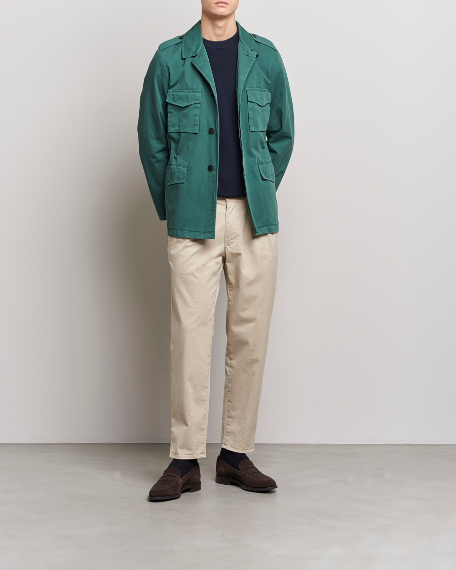 Homme | Manteaux Et Vestes | Boglioli | Field Jacket Dark Green
