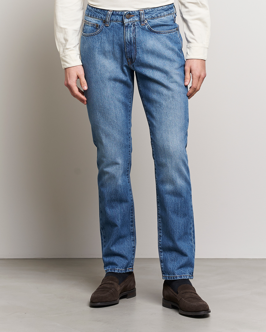 Homme | Jeans | Boglioli | Denim Jeans Medium Wash