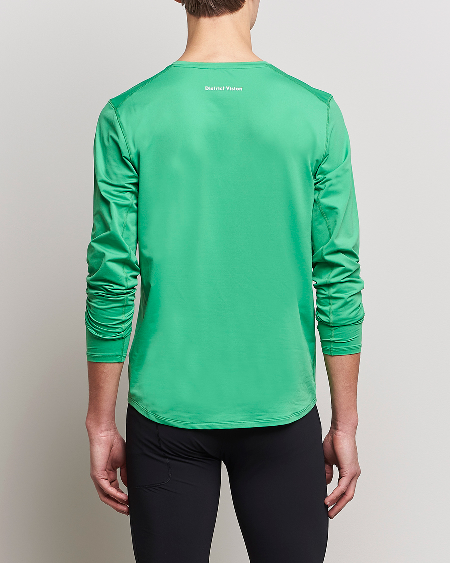 Homme | T-shirts | District Vision | Deva-Tech Long Sleeve T-Shirt Algae