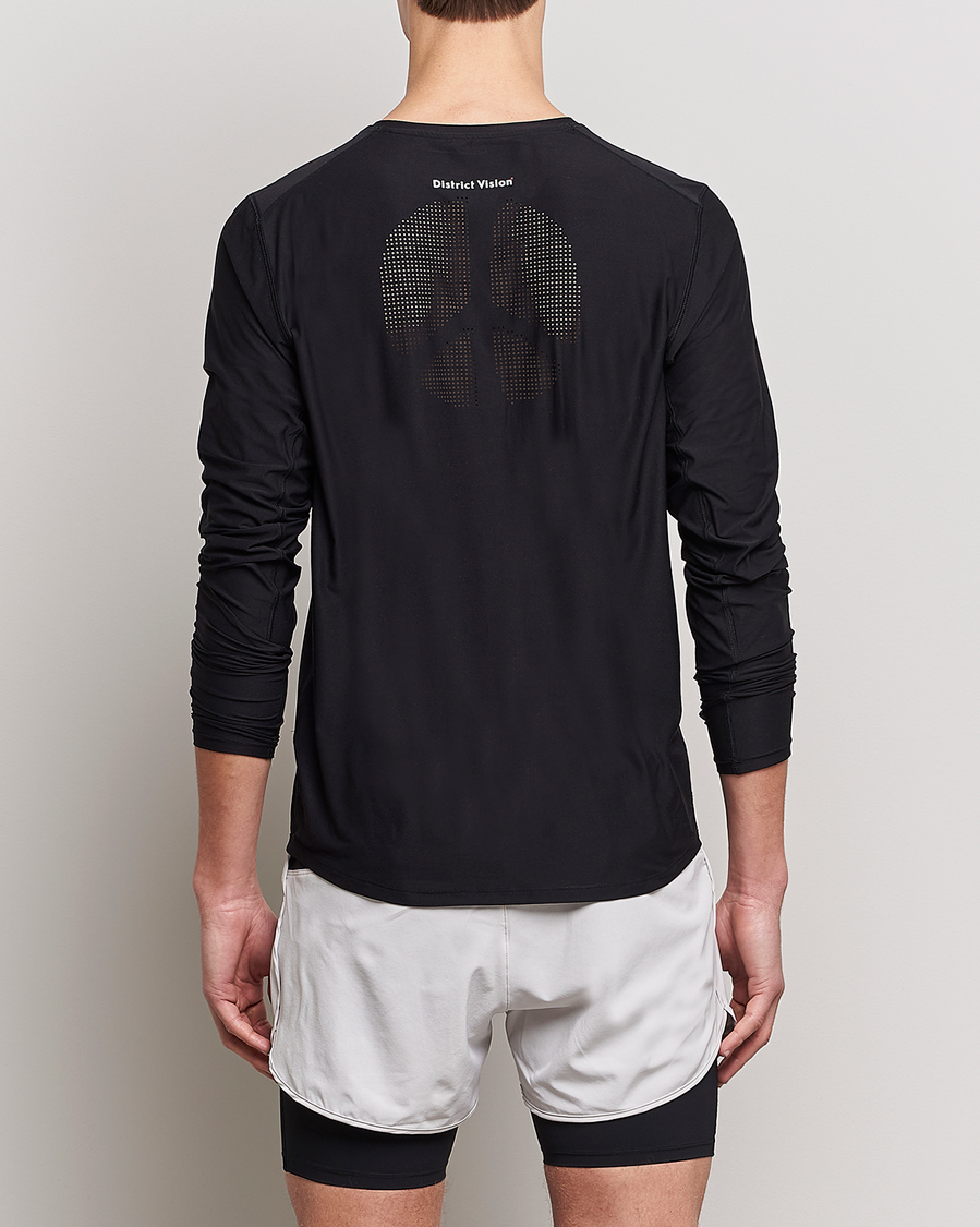 Homme | T-shirts | District Vision | Aloe-Tech Long Sleeve T-Shirt Black