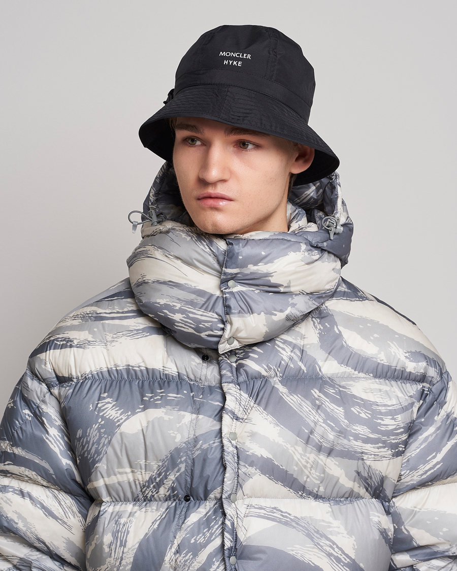 Homme | 4 Moncler Hyke Bucket Hat Black | Moncler Genius | 4 Moncler Hyke Bucket Hat Black