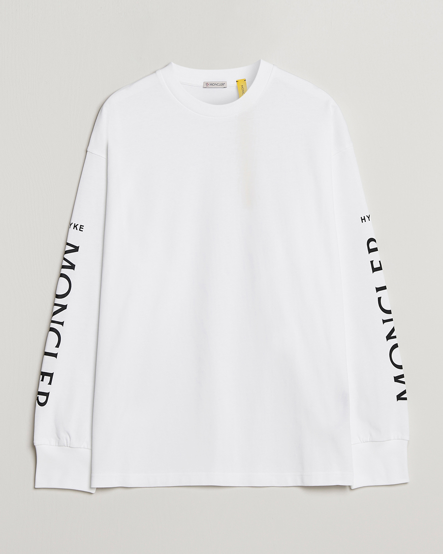 Homme | T-shirts | Moncler Genius | 4 Moncler Hyke Long Sleeve T-Shirt White