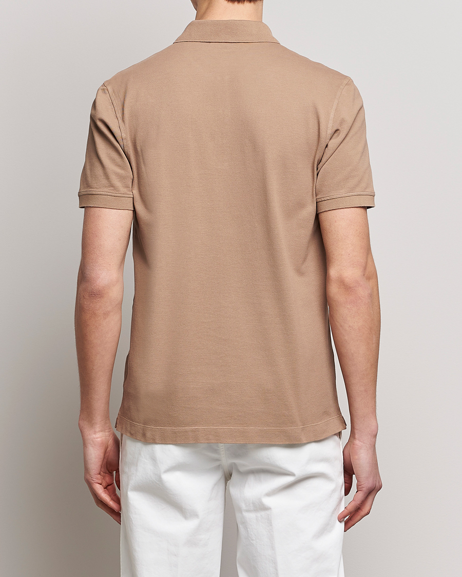 Homme | Polos | Piacenza Cashmere | Portofino Short Sleeve Polo Beige