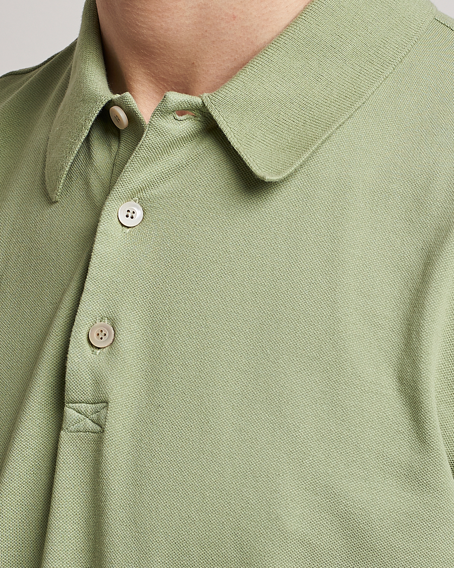 Homme | Polos | Piacenza Cashmere | Portofino Short Sleeve Polo Mint